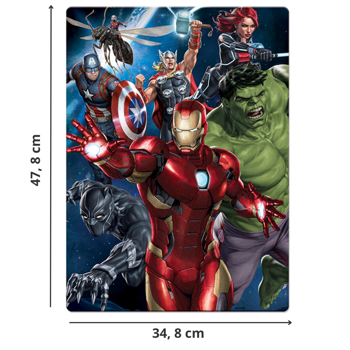 Quebra Cabeça Vingadores Avengers 500 Peças - Toyster Quebra Cabeça Vingadores Avengers 500 Peças - Toyster